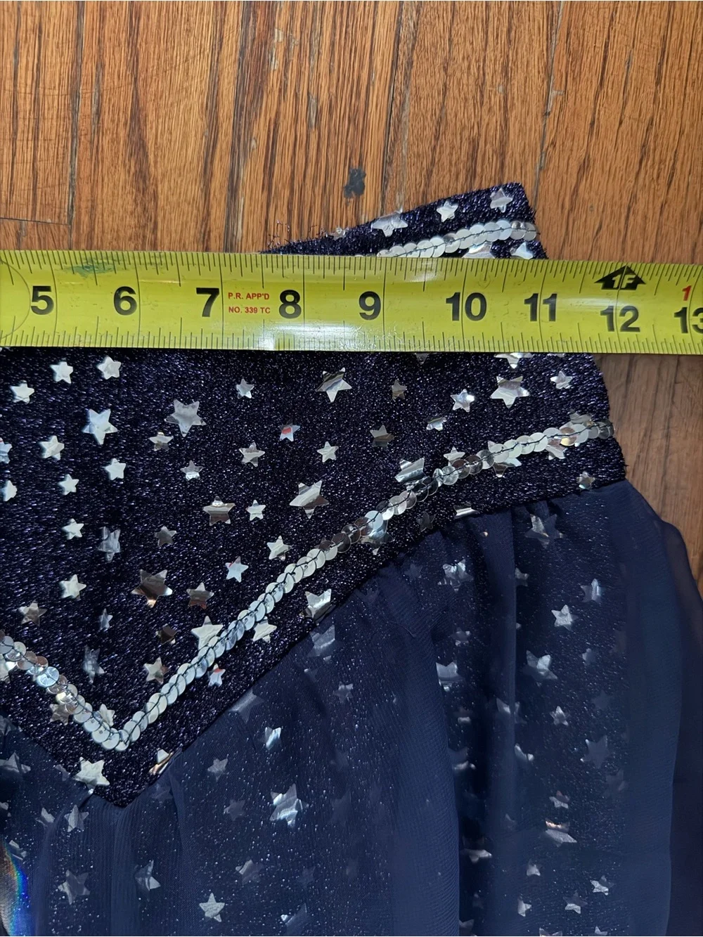 Girls Vintage Handmade Genie Costume Set 8/10 Navy Star Sparkle 3 Piece